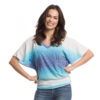 Blusa Asas Criando Gente Renda Azul-0