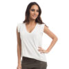 Blusa Haru para Amamentação Criando Gente Off White-2796