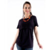 Blusa Mamã para Amamentação Criando Gente Preto-2736