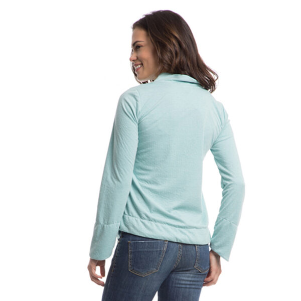 Blusa Plume para Amamentação Criando Gente Azul Claro-2900