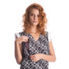 Blusa Haru para Gestante cor Preto Estampa-0