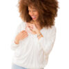 Blusa Pétalas Cor off white Criando Gente - Imagem 2