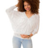 Blusa Pétalas Cor off white Criando Gente